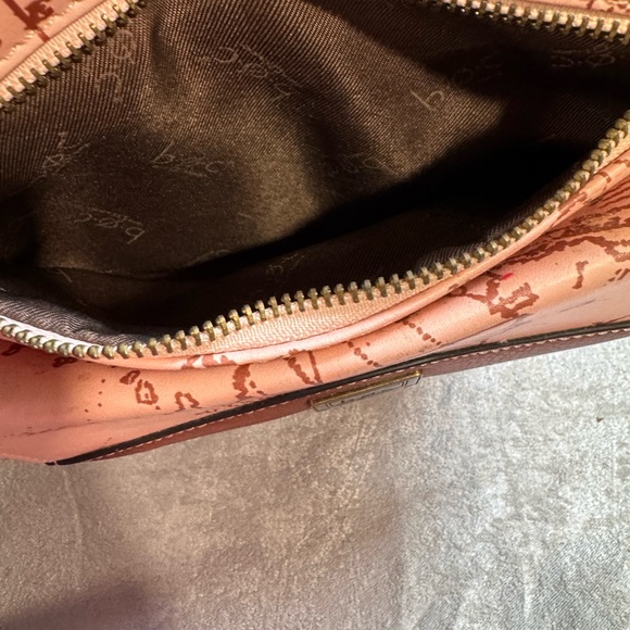 b.o.c. Pink and Brown Map Design Handbag - Picture 8 of 9
